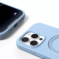 Чохол Silicone Case Full Protective with Ring для Apple iPhone 15 Pro (6.1") Blue