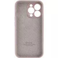 Чехол Silicone Case Full Camera Protective (AA) для Apple iPhone 15 Pro (6.1") Серый / Lavender