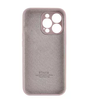 Чехол Silicone Case Full Camera Protective (AA) для Apple iPhone 15 Pro (6.1") Серый / Lavender