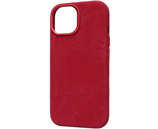 Чохол Denim with MagSafe для Apple iPhone 15 Pro (6.1") Red