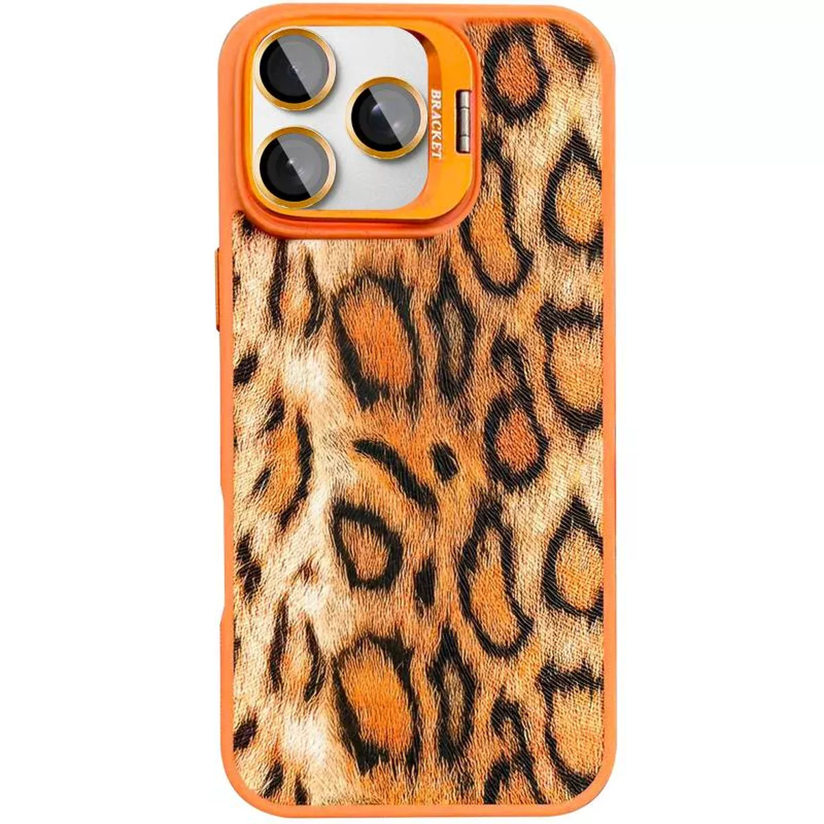 Чохол TPU+PC Wild Leopard with MagSafe and Lens для Apple iPhone 15 Pro (6.1") Orange