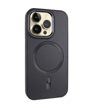 Кожаный чехол SnapCase with MagSafe для Apple iPhone 15 Pro (6.1") Black