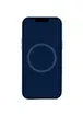 Чохол Silicone case (AAA) full with Magsafe and Animation для Apple iPhone 15 Pro (6.1") Синій / Storm Blue