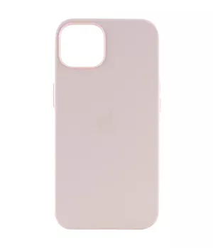 Чехол Silicone case (AAA) full with Magsafe and Animation для Apple iPhone 15 Pro (6.1") Розовый / Light pink
