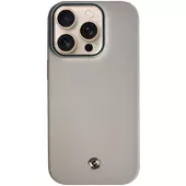 Чехол PC+Leather SGP with MagSafe для Apple iPhone 15 Pro (6.1") Grey