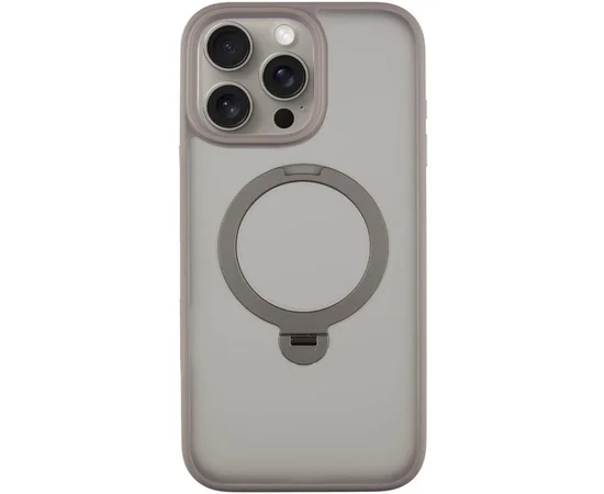 Чехол Ummi Colorful with MagSafe HQ Ring для Apple iPhone 15 Pro (6.1") Grey