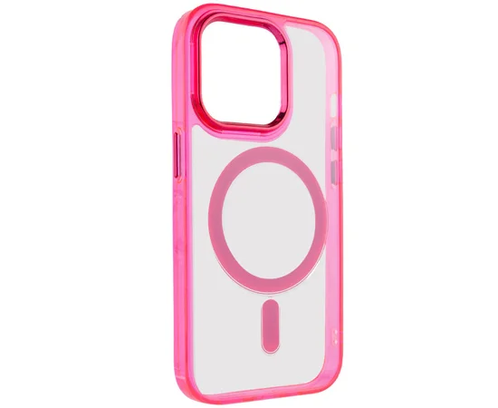 Чехол TPU Iris with MagSafe для Apple iPhone 15 Pro (6.1") Малиновый