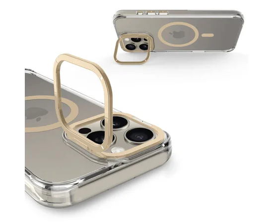 Чехол TPU Space Case Apex with MagSafe для Apple iPhone 15 Pro (6.1") Gold