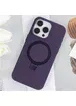Чехол Silicone Case Full Protective NO LOGO with Ring для Apple iPhone 15 Pro (6.1") Purple