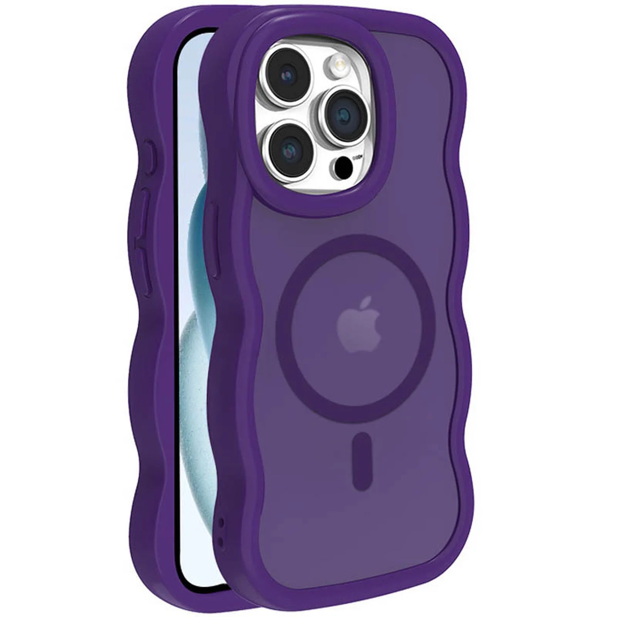 Чехол TPU+PC Undine with MagSafe для Apple iPhone 15 Pro (6.1") Purple