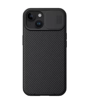 Карбонова накладка Nillkin CamShield Pro Magnetic для Apple iPhone 15 (6.1") Black