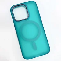 Чохол TPU+PC Lily with MagSafe для Apple iPhone 15 (6.1") Green