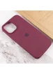 Чехол Silicone Case Full Protective (AA) для Apple iPhone 15 (6.1") Бордовый / Plum