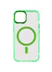 Чехол TPU Iris with MagSafe для Apple iPhone 15 (6.1") Салатовый