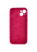 Чохол Silicone Case Full Camera Protective (AA) Apple iPhone 15 (6.1") Червоний / Rose Red