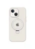 Чехол Silicone Case Full Protective with Ring для Apple iPhone 15 (6.1") White