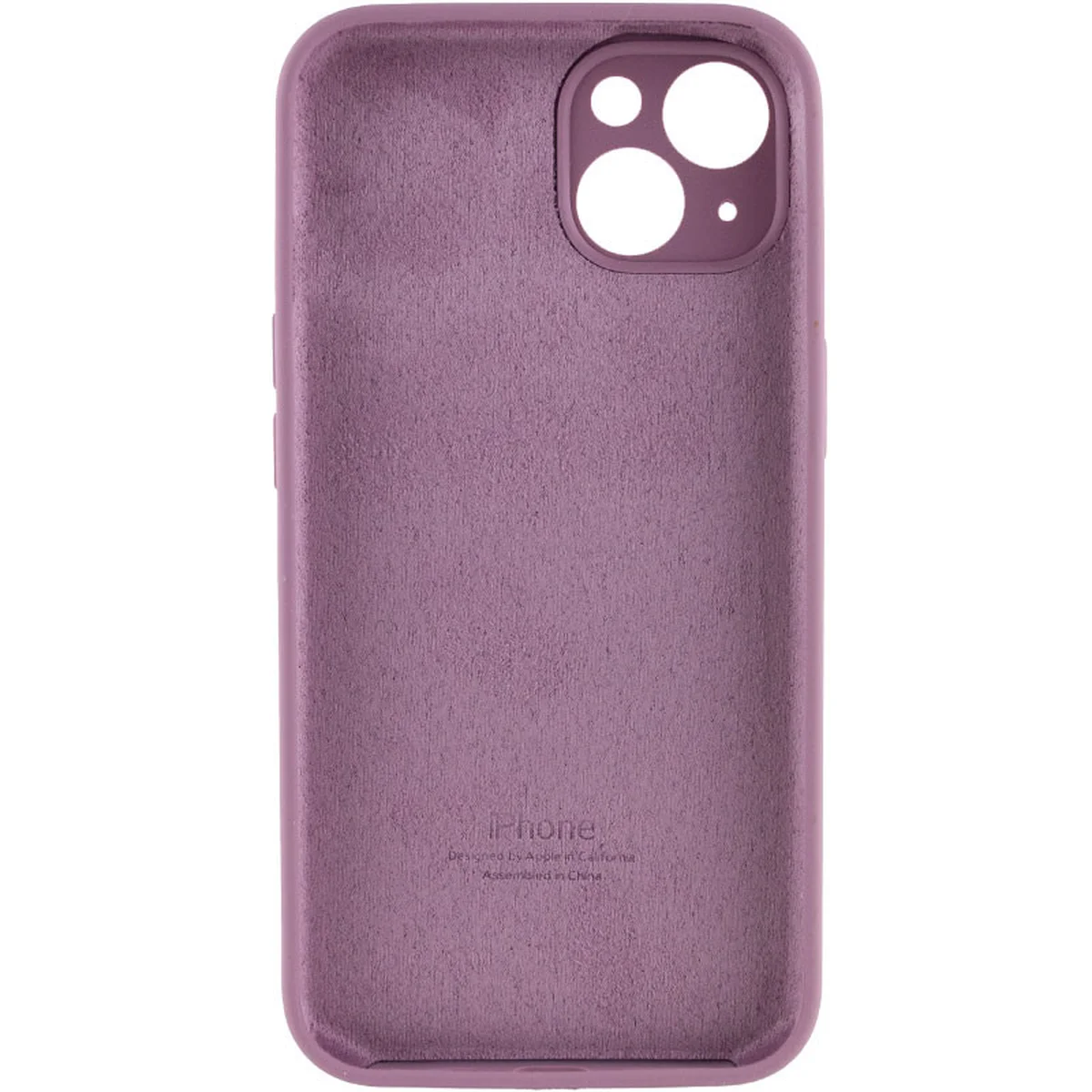 Чохол Silicone Case Full Camera Protective (AA) для Apple iPhone 15 (6.1") Ліловий / Lilac Pride