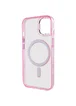Чехол TPU Iris with MagSafe для Apple iPhone 15 (6.1") Розовый