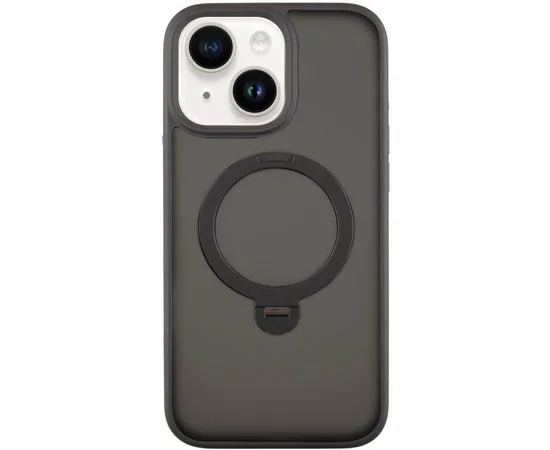 Чехол Ummi Colorful with MagSafe HQ Ring для Apple iPhone 15 (6.1") Black