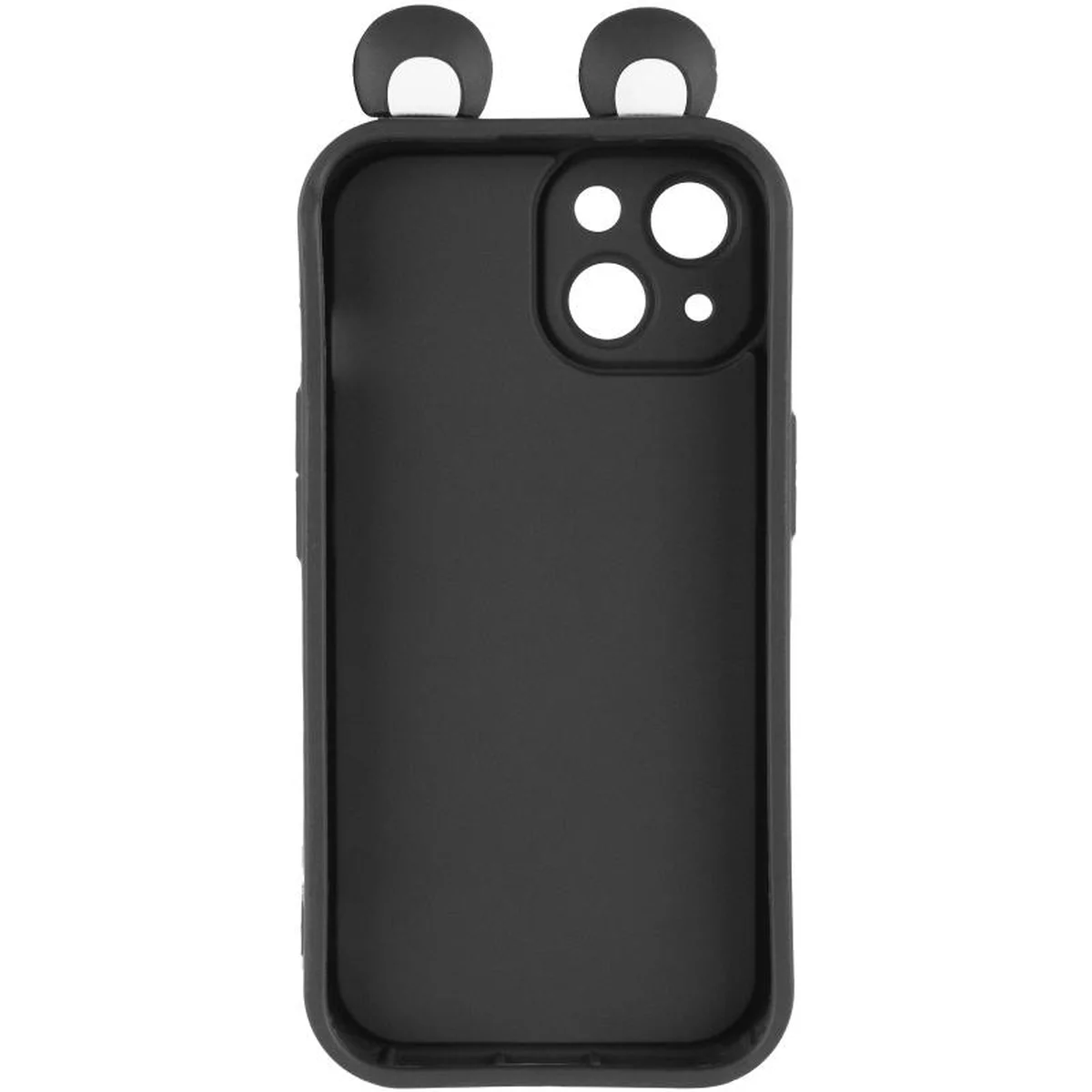 Чехол TPU Toys Case with Ears для Apple iPhone 15 (6.1") Black