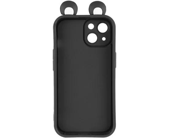 Чехол TPU Toys Case with Ears для Apple iPhone 15 (6.1") Black