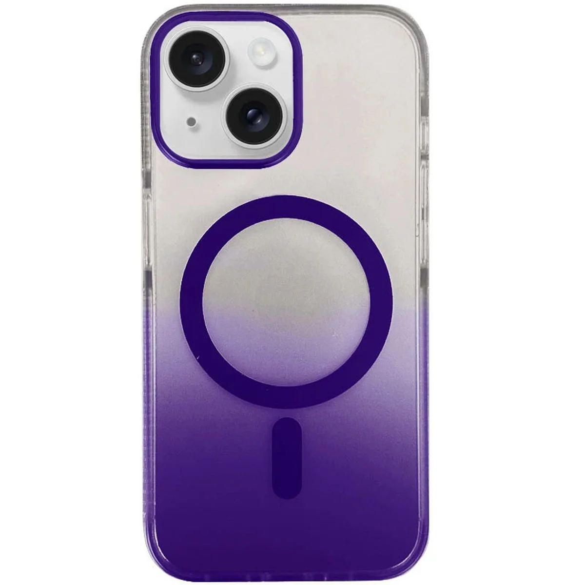 Чехол TPU+PC Phantom with MagSafe для Apple iPhone 15 (6.1") Purple