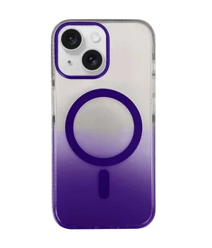 Чехол TPU+PC Phantom with MagSafe для Apple iPhone 15 (6.1") Purple
