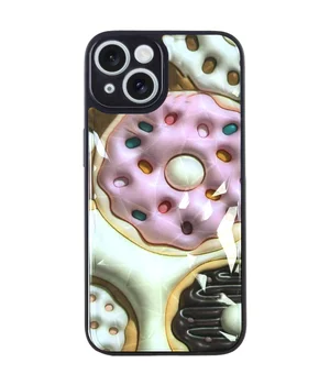 TPU+PC чехол Prisma Fluffie для Apple iPhone 15 (6.1") Donut