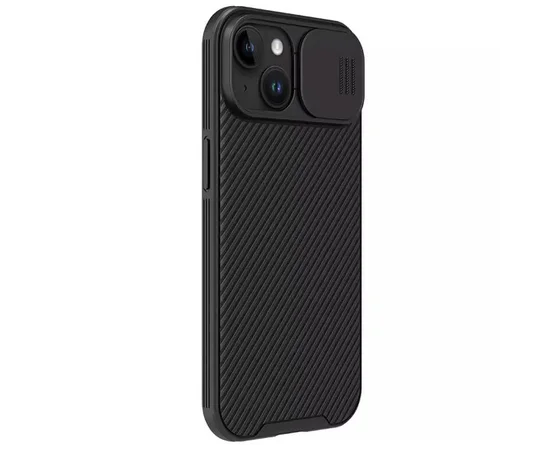 Карбонова накладка Nillkin CamShield Pro для Apple iPhone 15 (6.1") Black