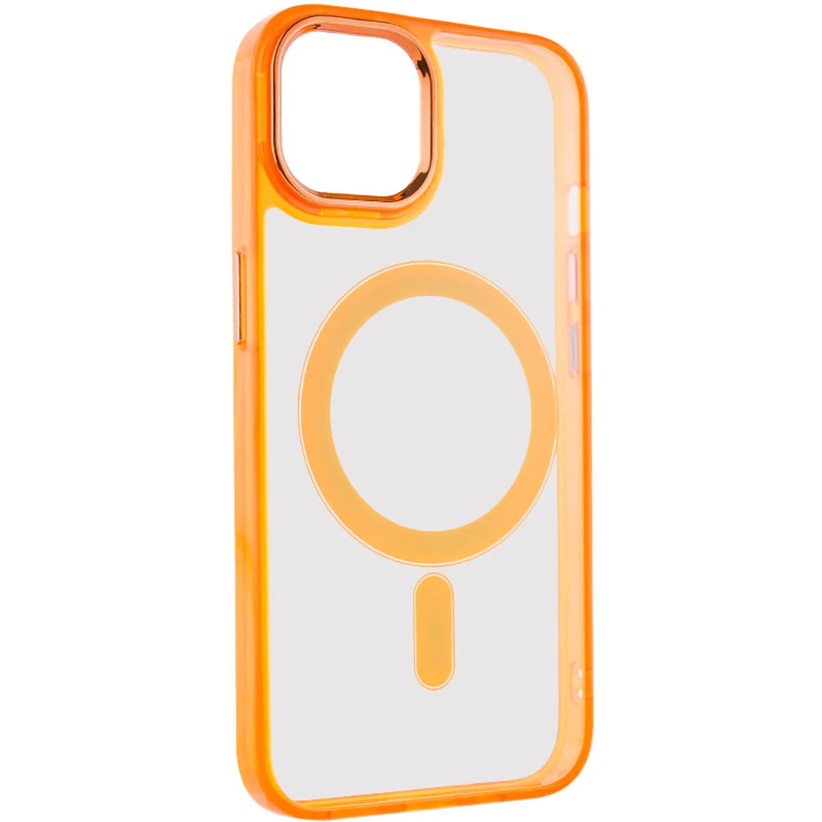 Чехол TPU Iris with MagSafe для Apple iPhone 15 (6.1") Оранжевый