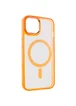 Чехол TPU Iris with MagSafe для Apple iPhone 15 (6.1") Оранжевый