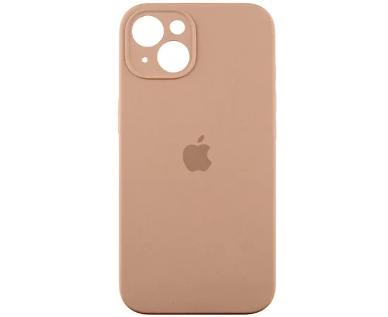 Чехол Silicone Case Full Camera Protective (AA) для Apple iPhone 15 (6.1") Бежевый / Desert Gold