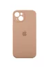 Чехол Silicone Case Full Camera Protective (AA) для Apple iPhone 15 (6.1") Бежевый / Desert Gold