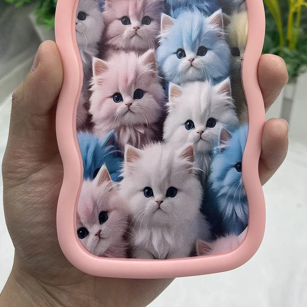 Чехол TPU Cloudy Pictures для Apple iPhone 15 (6.1") Kittens