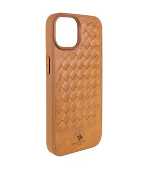 Шкіряний чохол Polo Santa Barbara для Apple iPhone 15 (6.1") Brown