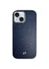 Чехол PC+Leather SGP with MagSafe для Apple iPhone 15 (6.1") Blue