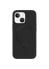 Чехол Silicone Case Full Protective NO LOGO with Ring для Apple iPhone 15 (6.1") Black