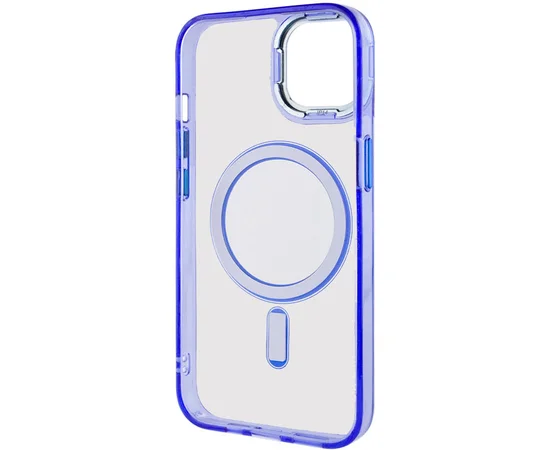 Чехол TPU Iris with MagSafe для Apple iPhone 15 (6.1") Синий