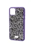 TPU чехол Bling World Rock Diamond для Apple iPhone 15 (6.1") Фиолетовый