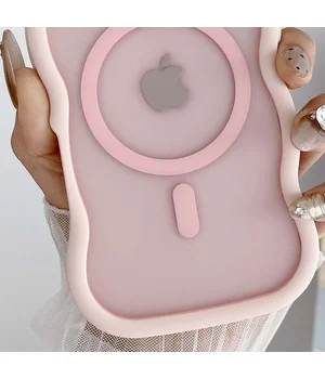 Чехол TPU+PC Undine with MagSafe для Apple iPhone 15 (6.1") Pink