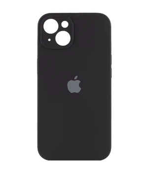 Чехол Silicone Case Full Camera Protective (AA) для Apple iPhone 15 (6.1") Черный / Black Чехол Silicone Case Full Camera Protective (AA) для Apple iPhone 15 (6.1") Черный / Black
