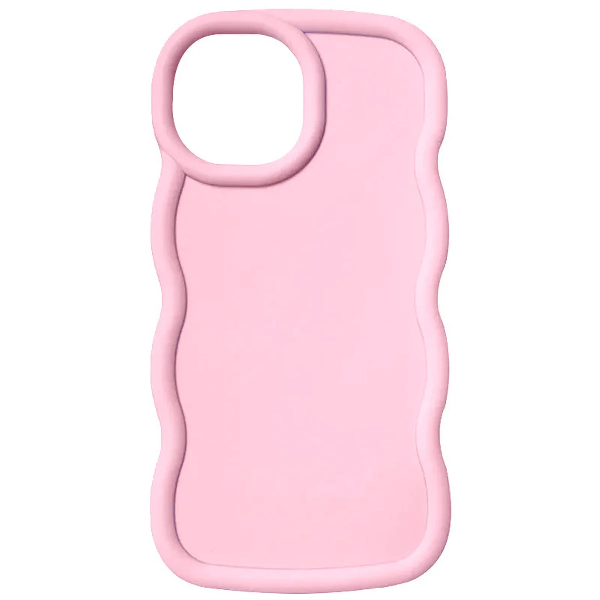 Чехол TPU Ripple для Apple iPhone 15 (6.1") Pink
