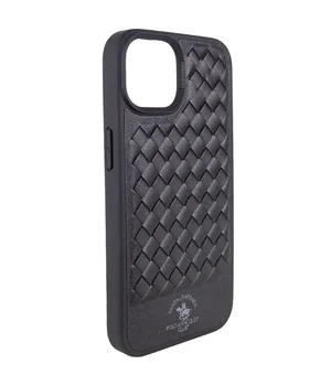 Кожаный чехол Polo Santa Barbara для Apple iPhone 15 (6.1") Black Кожаный чехол Polo Santa Barbara для Apple iPhone 15 (6.1") Black