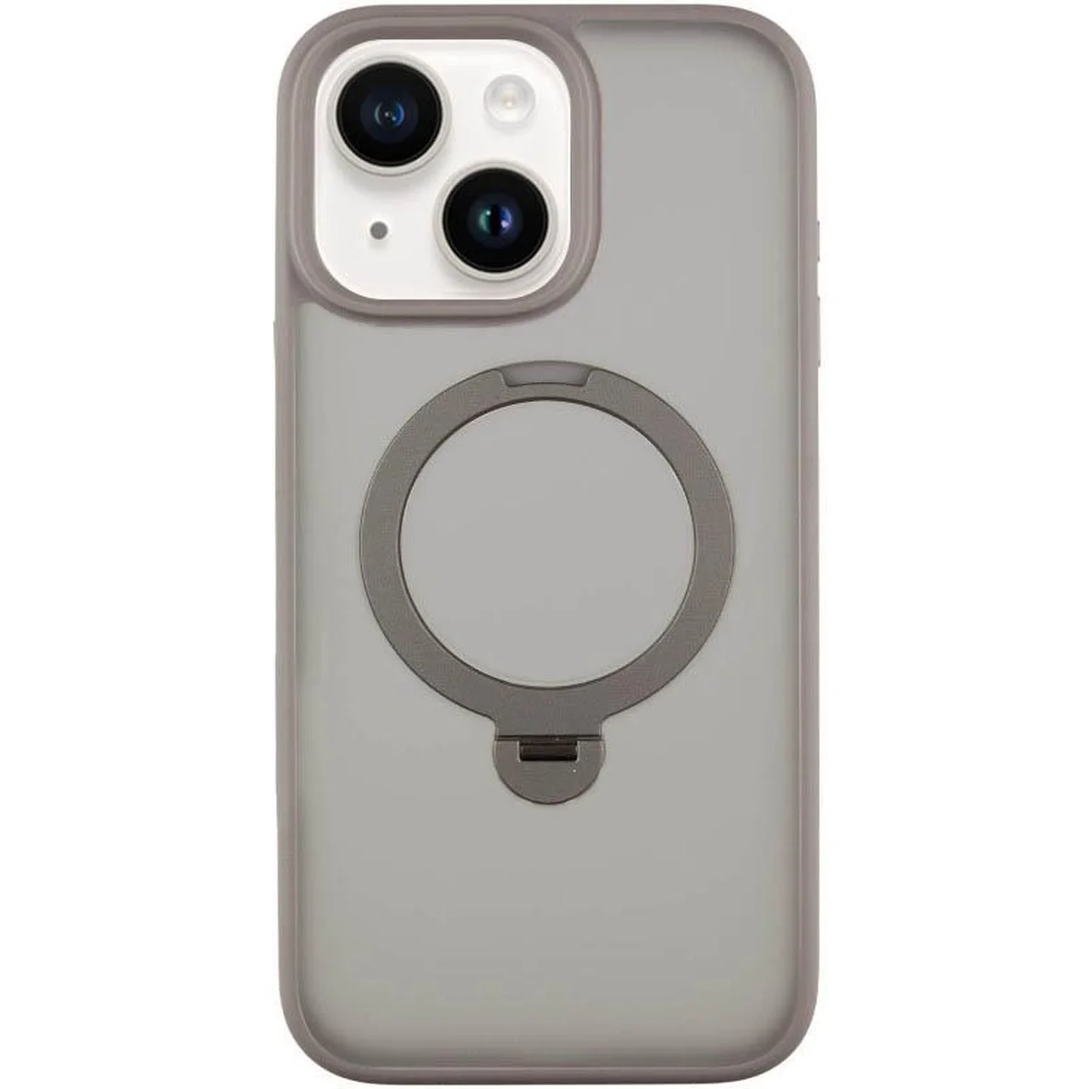 Чехол Ummi Colorful with MagSafe HQ Ring для Apple iPhone 15 (6.1") Grey