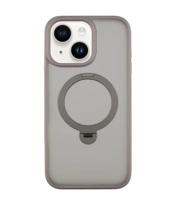 Чехол Ummi Colorful with MagSafe HQ Ring для Apple iPhone 15 (6.1") Grey