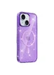 Чохол TPU Eclipse Sparkle (MagFit) для Apple iPhone 15 (6.1") Purple
