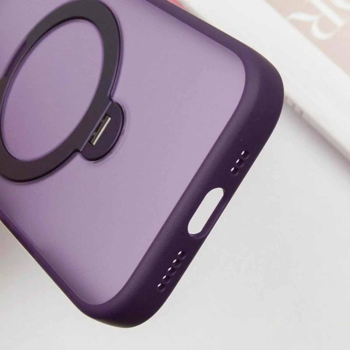 Чехол Ummi Colorful with MagSafe HQ Ring для Apple iPhone 15 (6.1") Purple