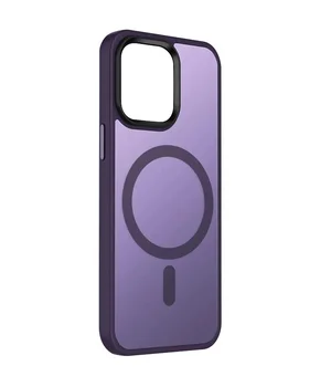 Чехол Ummi Colorful with MagSafe для Apple iPhone 15 (6.1") Темно-фиолетовый / Dark Purple