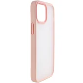 TPU+PC чохол Metal Buttons для Apple iPhone 15 (6.1") Рожевий