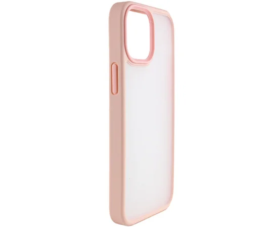 TPU+PC чехол Metal Buttons для Apple iPhone 15 (6.1") Розовый